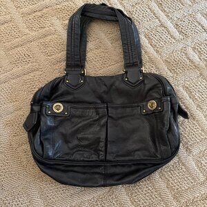 Marc by Marc Jacobs black leather shoulder bag